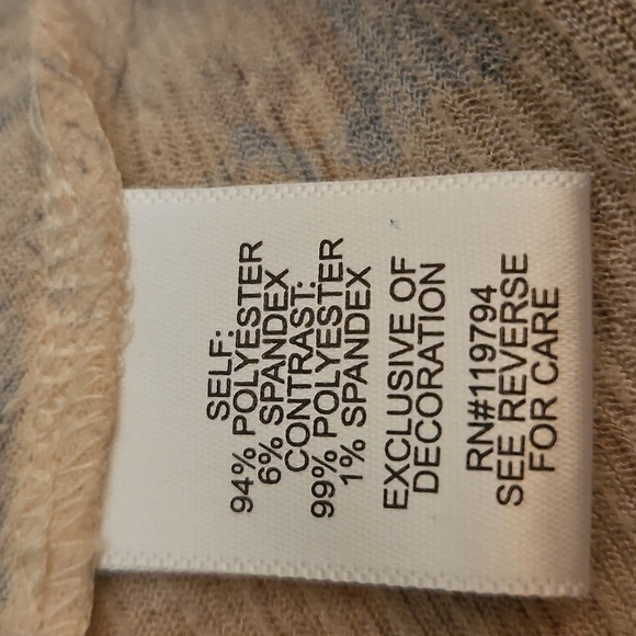 VTG ONE WORLD Floral Watercolor Lace-up Tunic - Picture 9 of 10